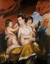 Lady Cockburn and Her Three Eldest Sons